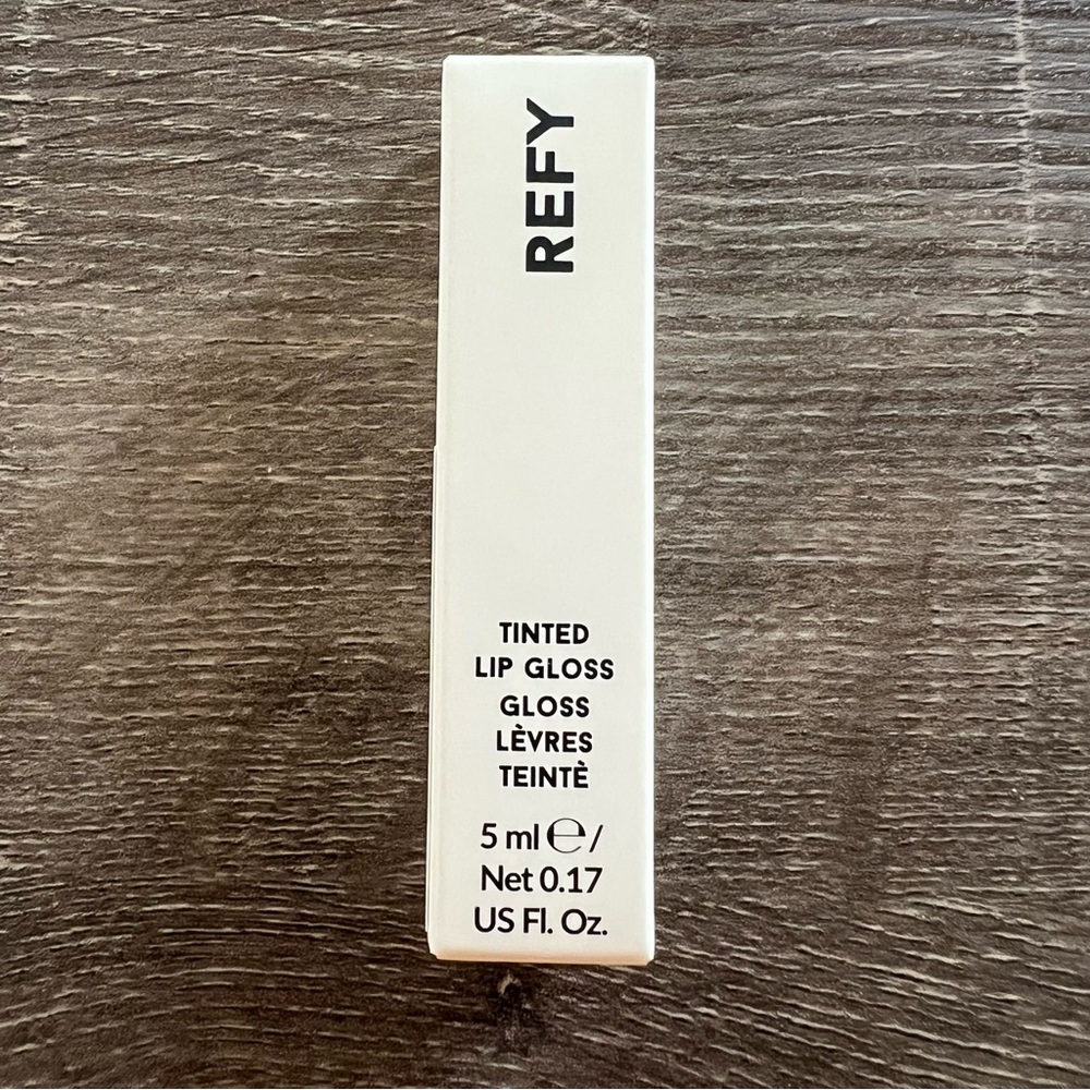 REFY Tinted Lip Gloss In Rose Wood 5ml